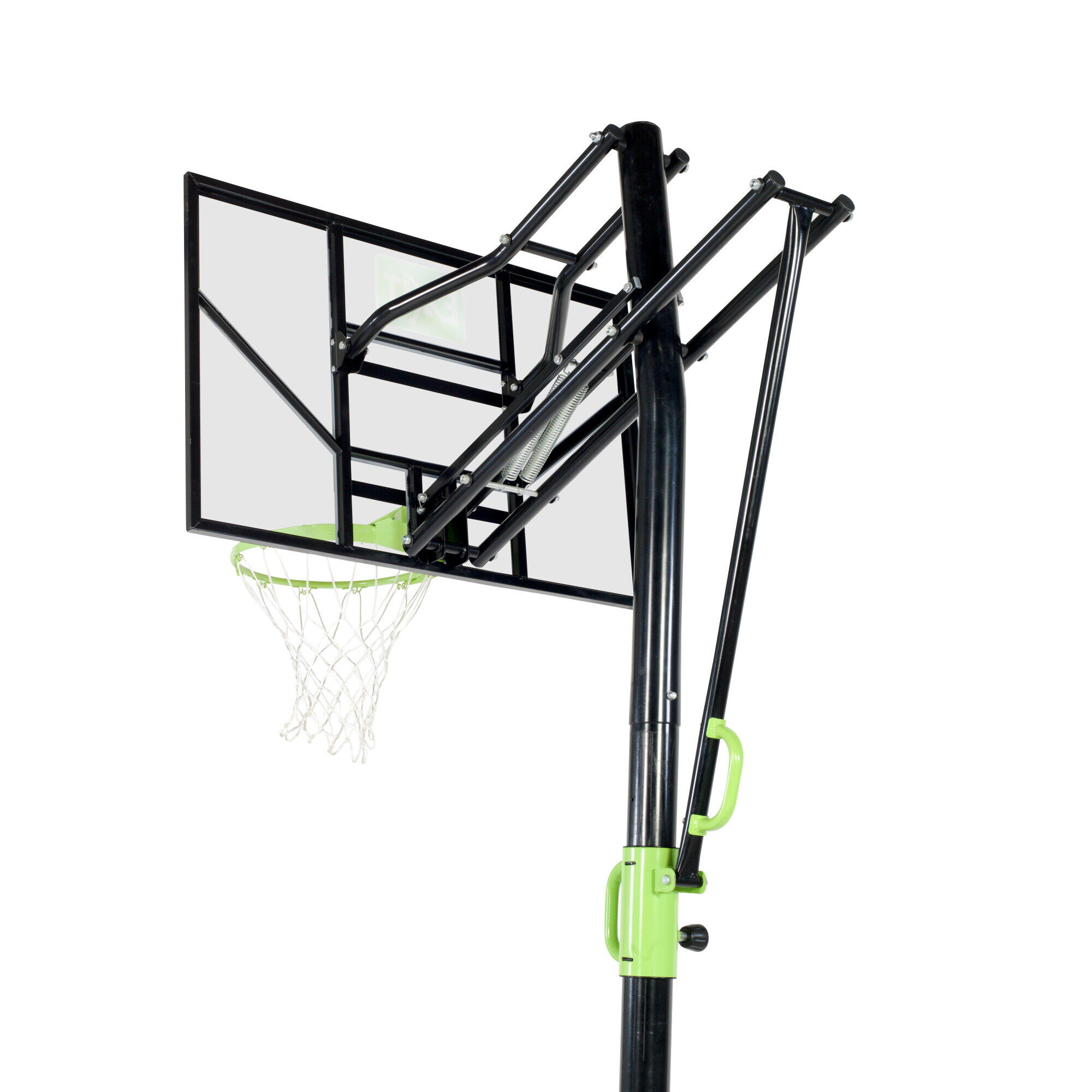 EXIT Galaxy basketbalbord voor grondmontage - groen/zwart 6/7