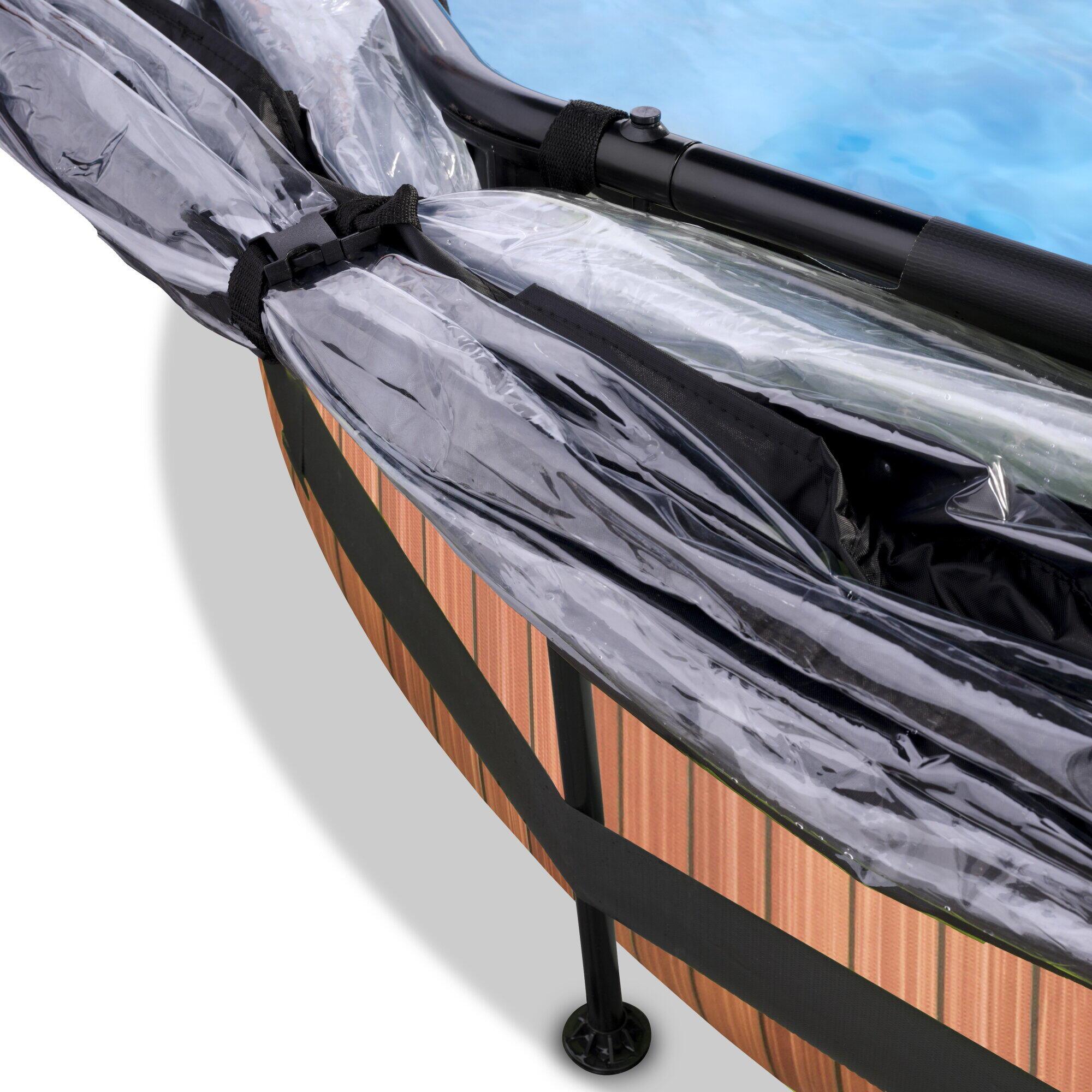 Pool ø244x76cm mit Abdeckung und Filterpumpe 5/7