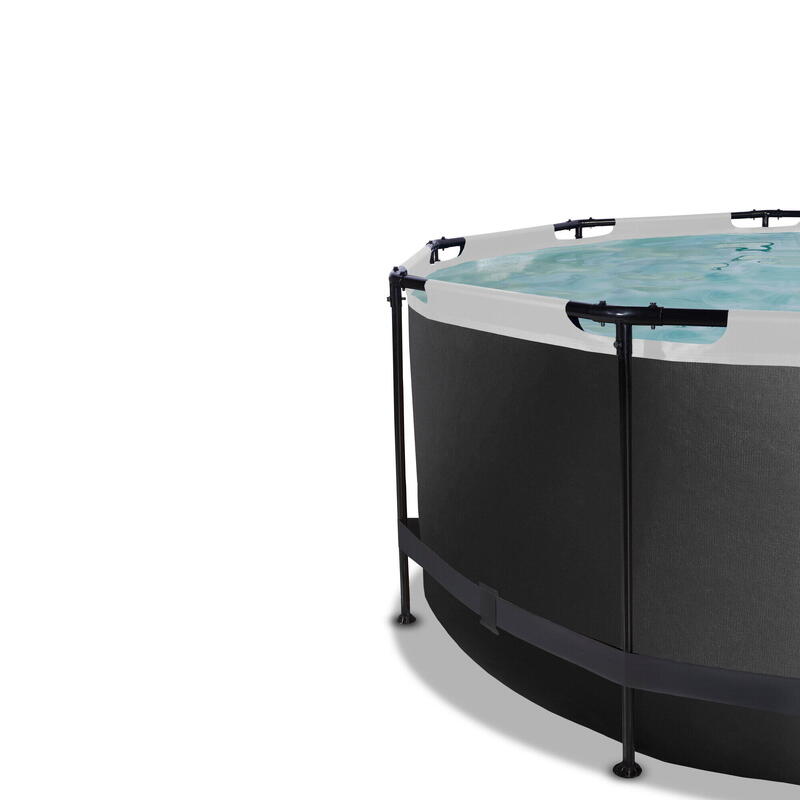 Piscine ø360x122cm avec pompe filtrante à sable