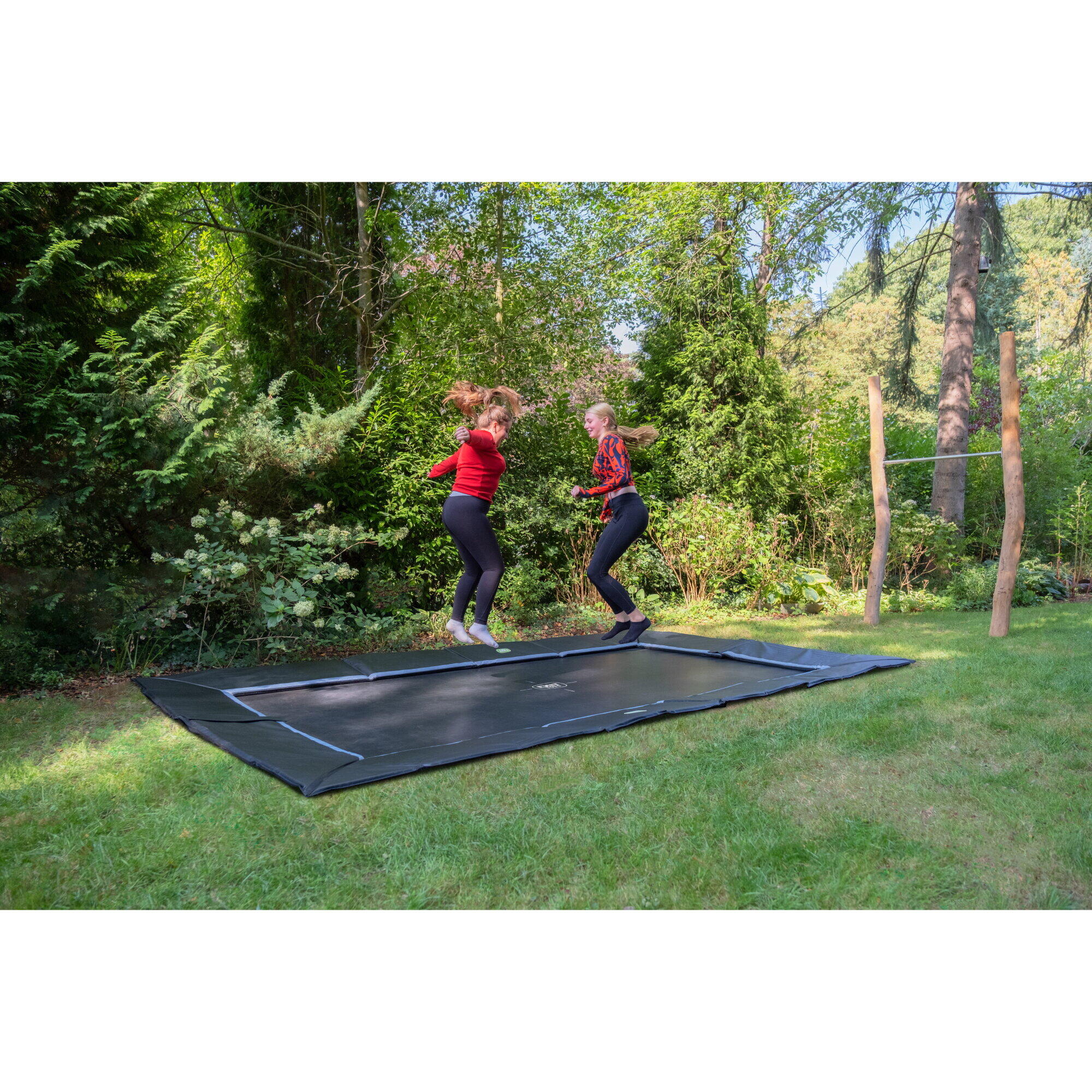 Dynamic ebenerdiges sports Trampolin 244x427cm 7/7