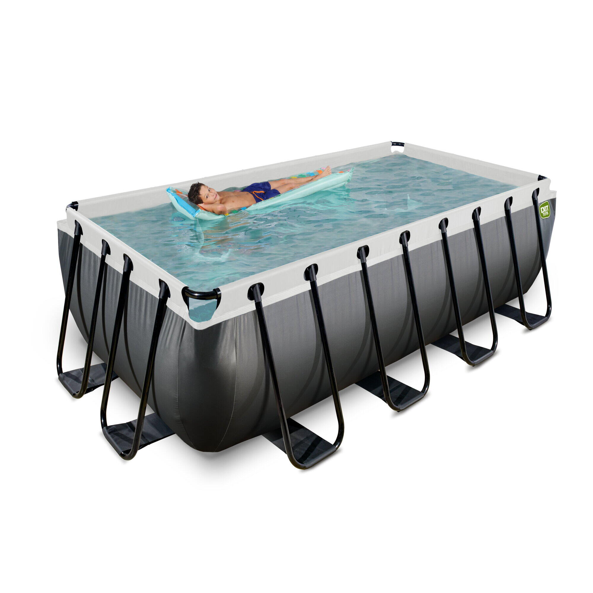 Piscina 400x200x122cm con bomba de filtrado de arena 5/7