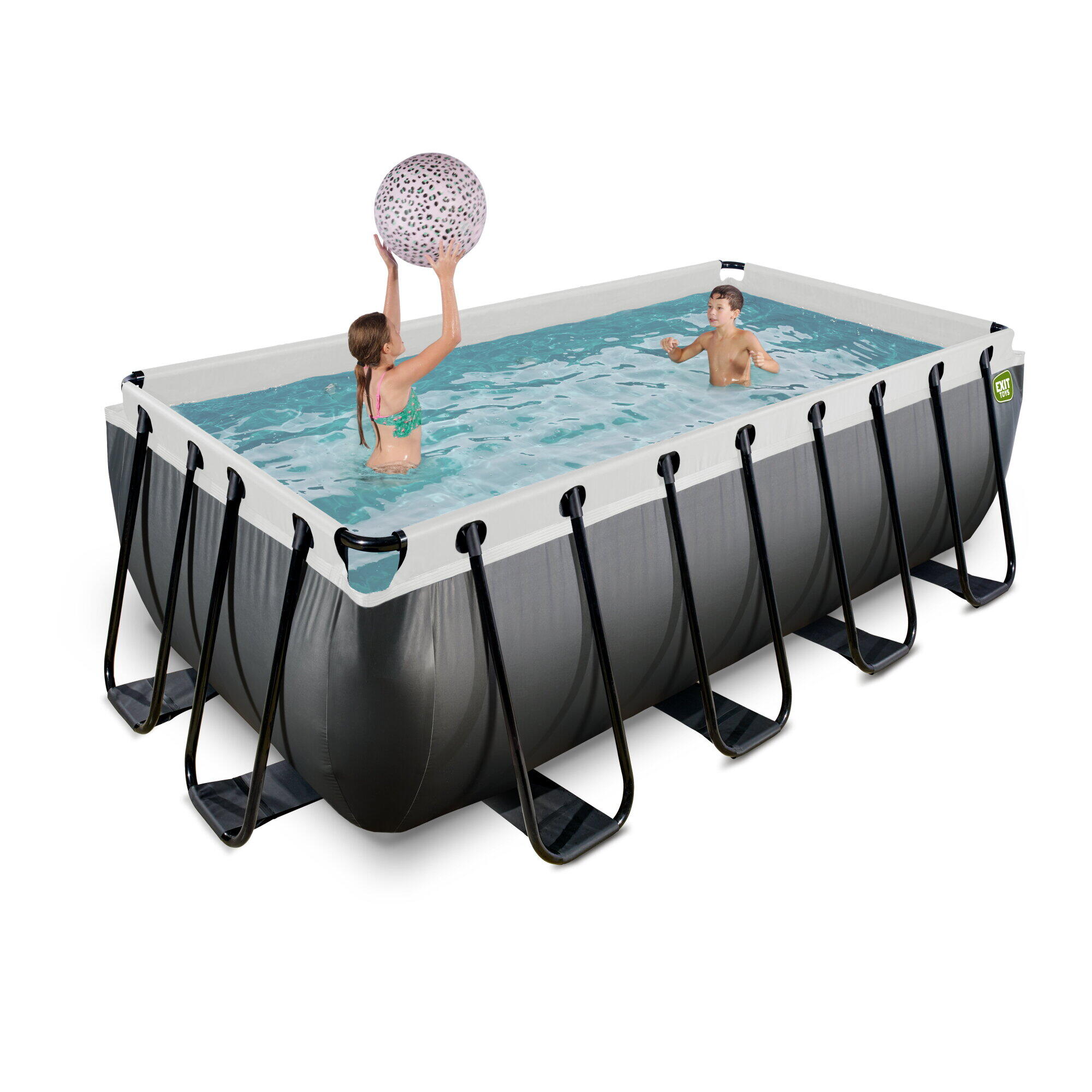 Piscina 400x200x122cm con bomba de filtrado de arena 6/7