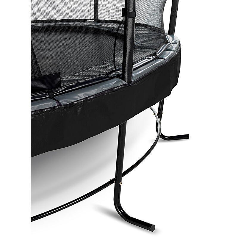 Trampoline EXIT Elegant Premium ø366cm avec filet de sécurité Deluxe - noir