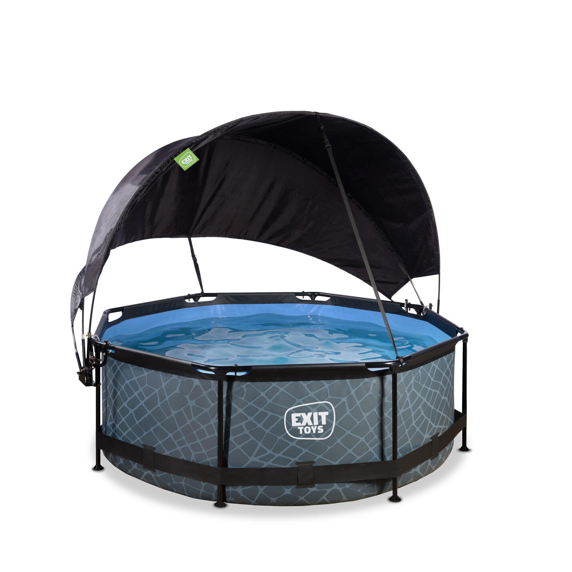 Piscine ø244x76cm avec voile d'ombrage et pompe filtrante 2/7