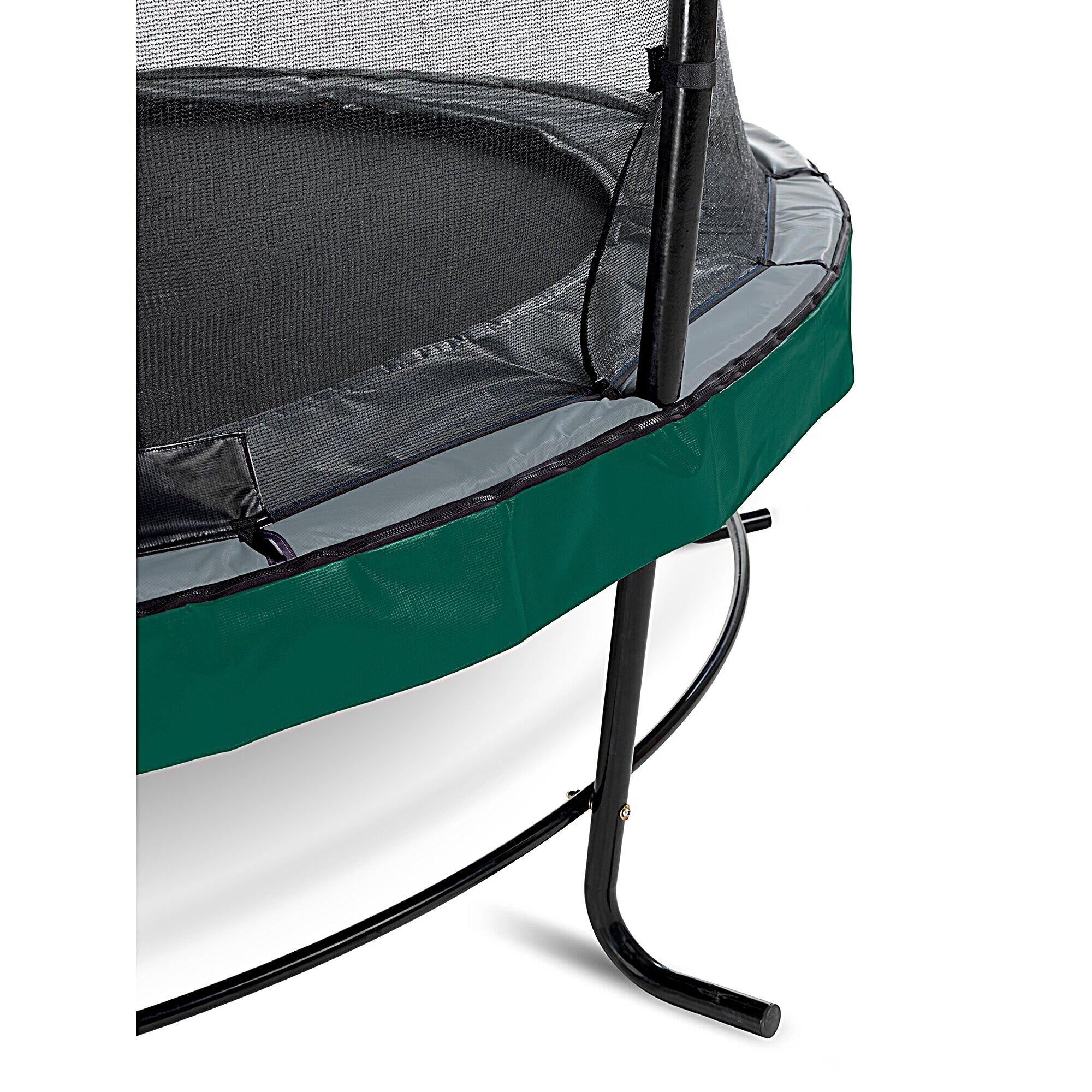 Trampolino elastico EXIT Elegant ø305cm con rete di sicurezza Economy - verde 3/7