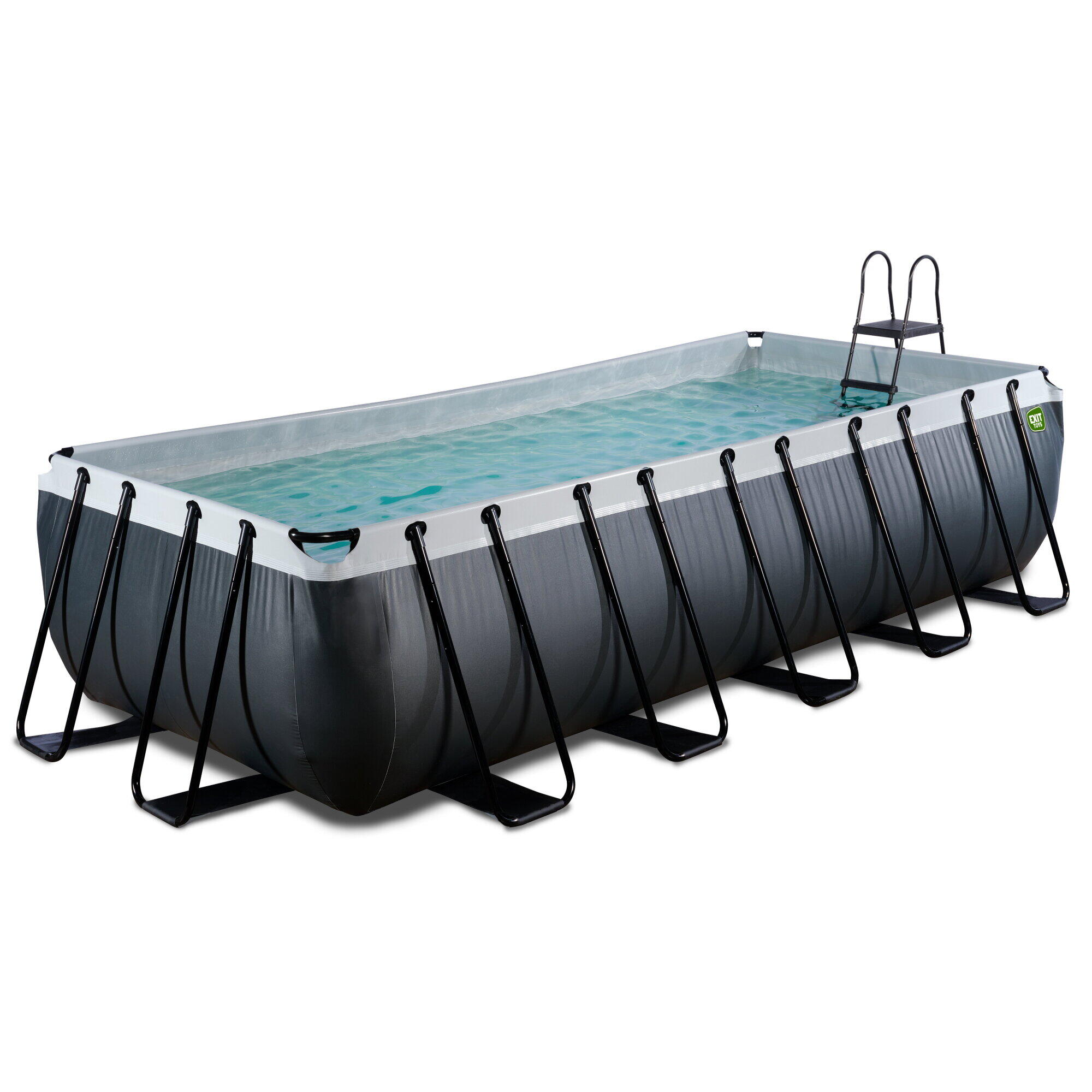 Exit Toys - Piscine 540x250x122cm Avec Pompe Filtrante À Sable - Piscine - Noir - No Size - Decathlon