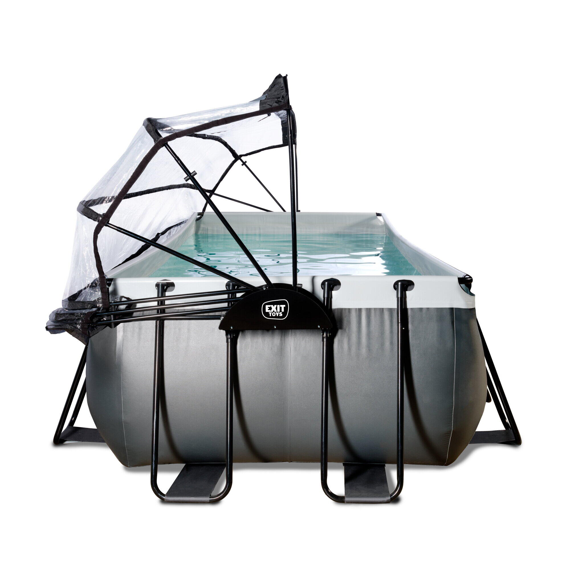 Piscine couverte 540x250x122cm avec pompe filtrante à sable 5/7