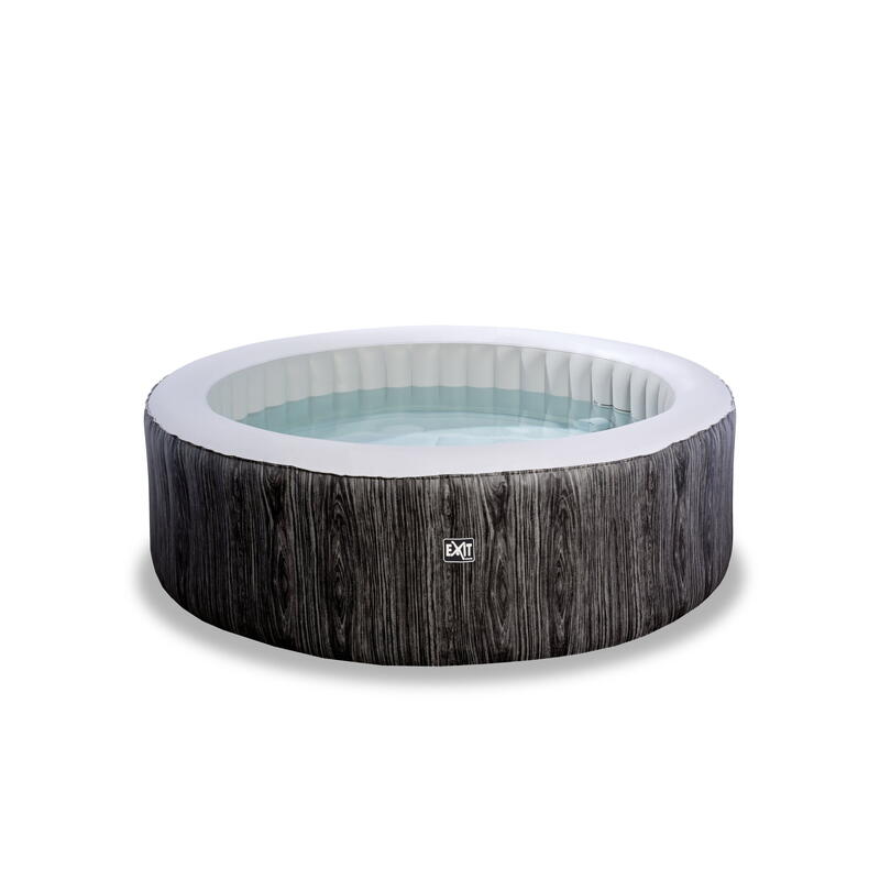 EXIT Wood Deluxe spa (4 personen) - donkergrijs