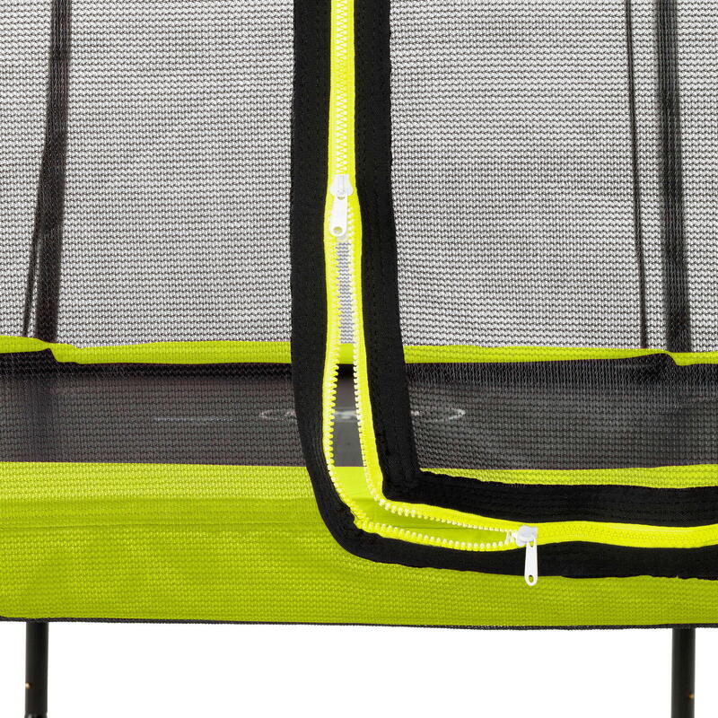 Trampoline - Silhouette - 153 x 214 cm - Groen - Trampoline