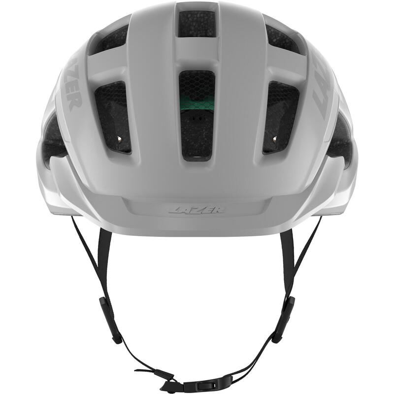 LAZER Fahrradhelm  Cerro KinetiCore, White Flash Orange