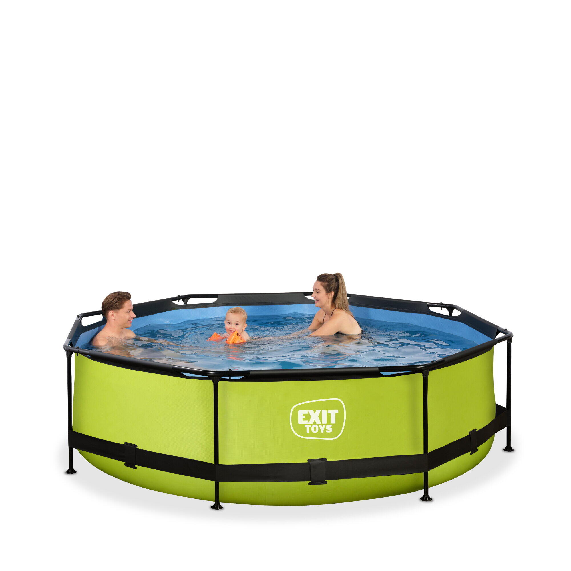 Piscina com bomba com filtro para crianças Exit Toys Lime 300 x 76 cm 5/7