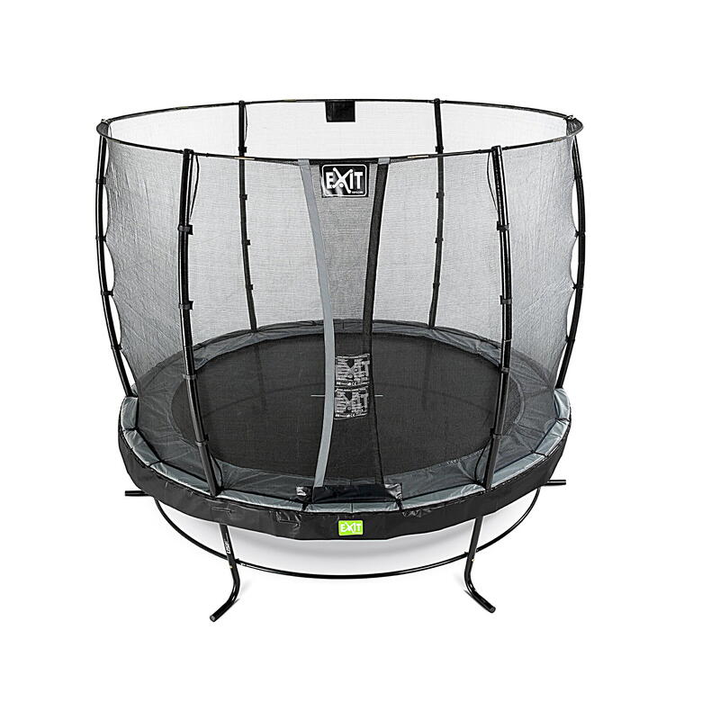 Trampoline EXIT Elegant ø253cm avec filet de sécurité Economy - noir