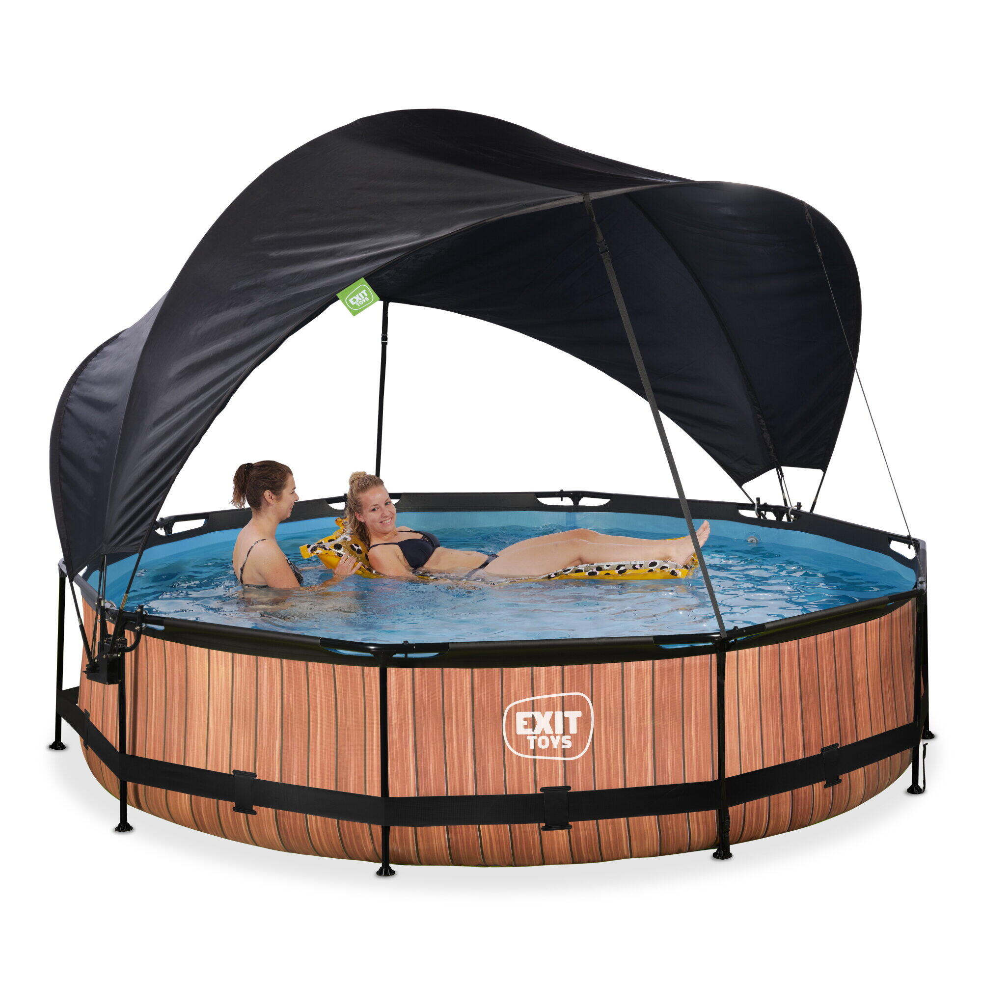 Piscine ø360x76cm avec voile d'ombrage et pompe filtrante 7/7