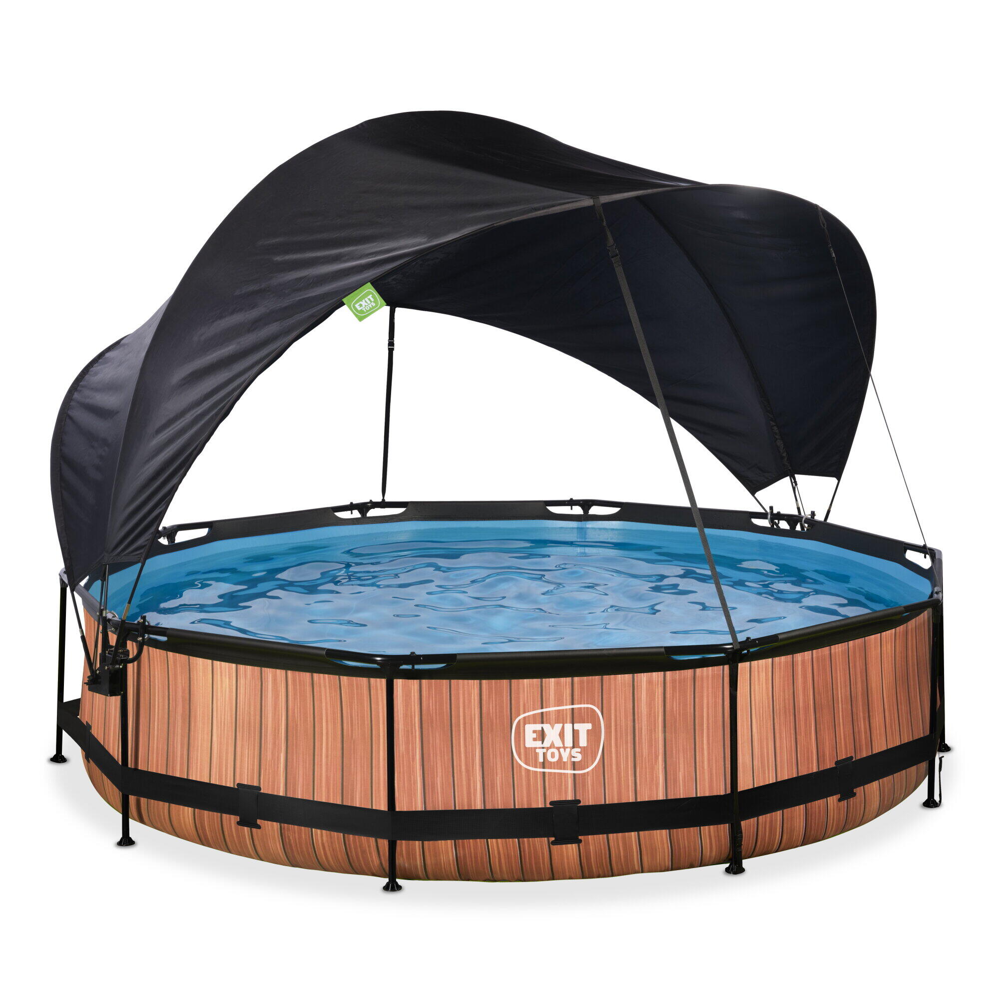 Piscine ø360x76cm avec voile d'ombrage et pompe filtrante 2/7