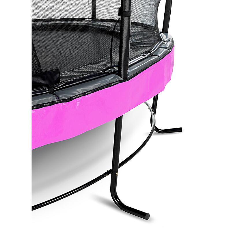 Trampoline EXIT Elegant Premium ø305cm avec filet de sécurité Deluxe - violet