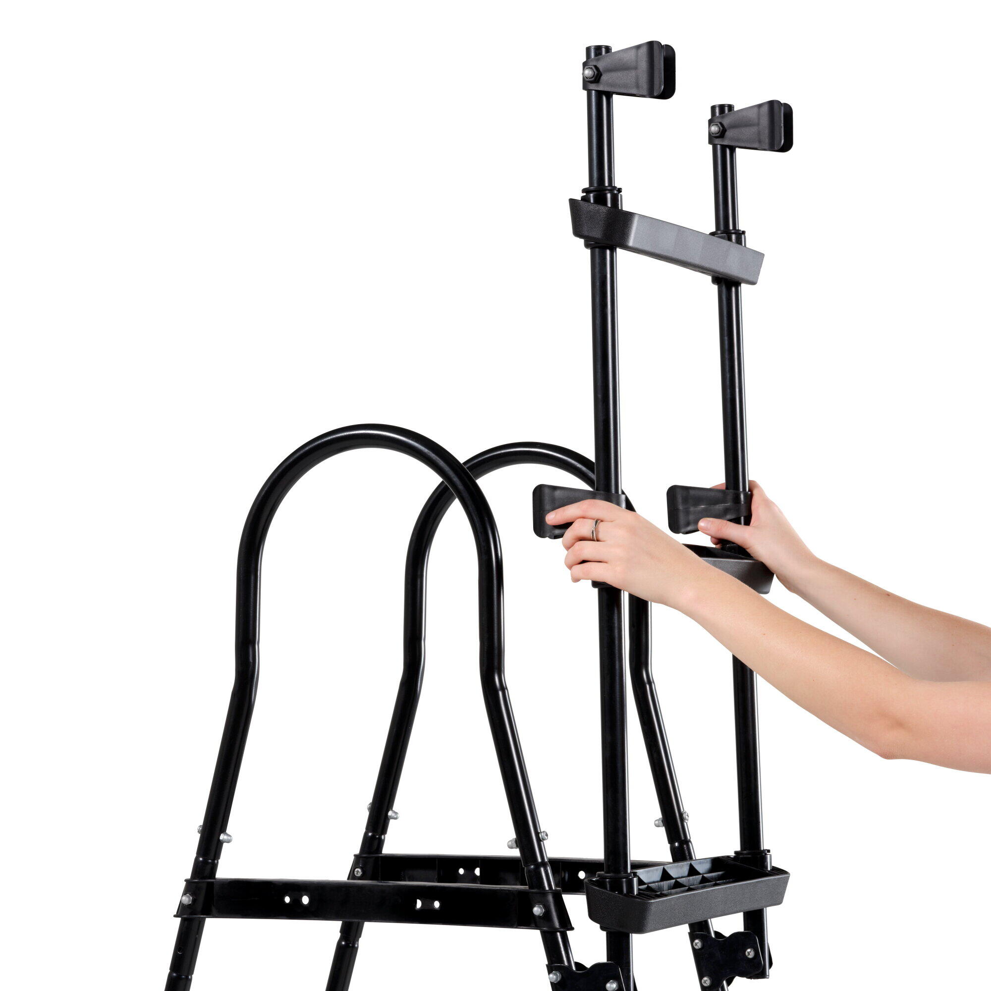 EXIT zwembadtrap voor framehoogte van 91-107cm - zwart 5/7