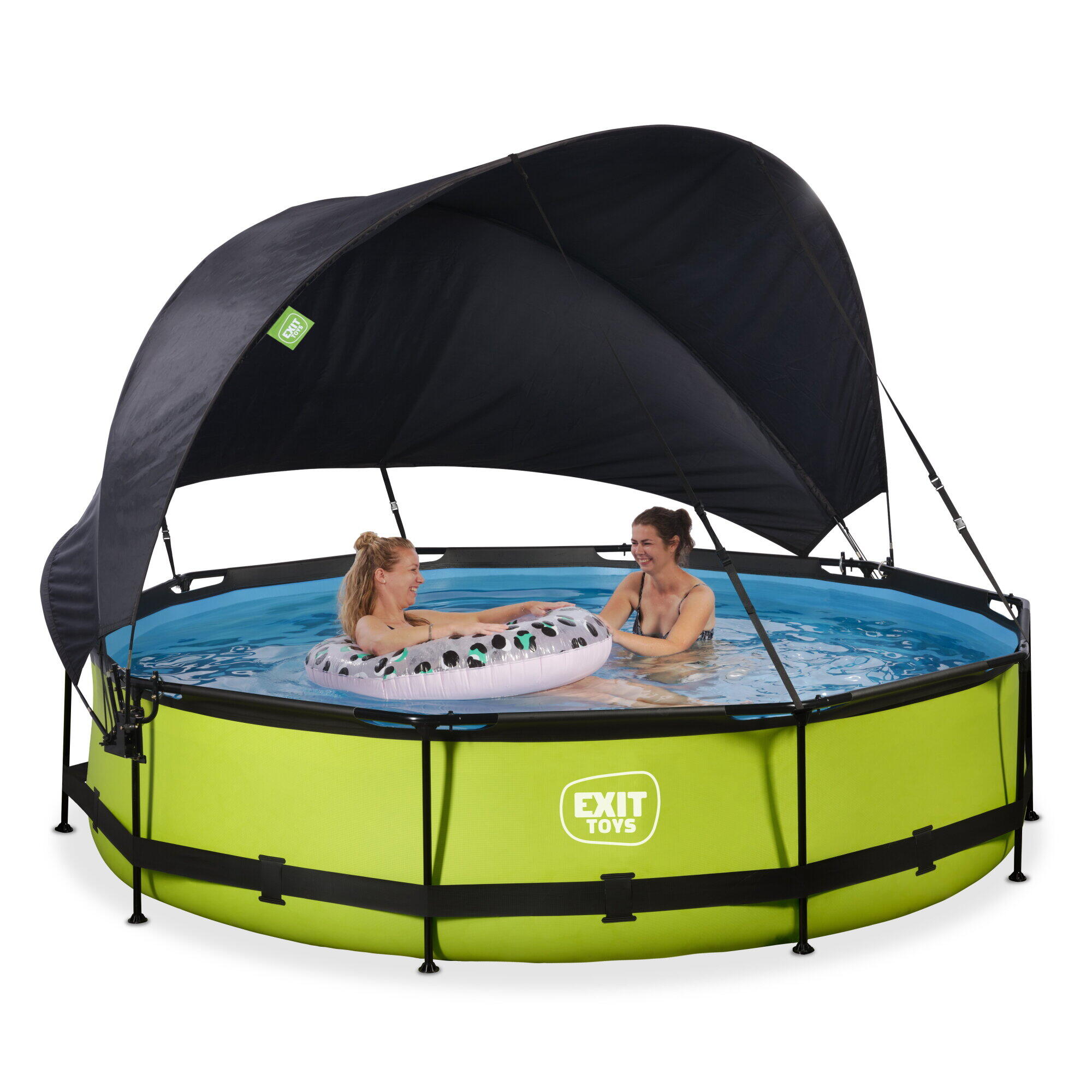Pool ø360x76cm mit Sonnensegel und Filterpumpe 6/7