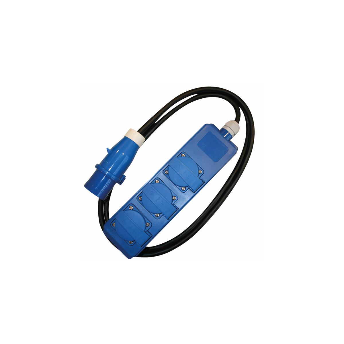 Haba - Haba Rallonge Multiprise 1,5 Mètres Camping Car - Adaptateur Prise - Bleu - Taille Unique - Decathlon