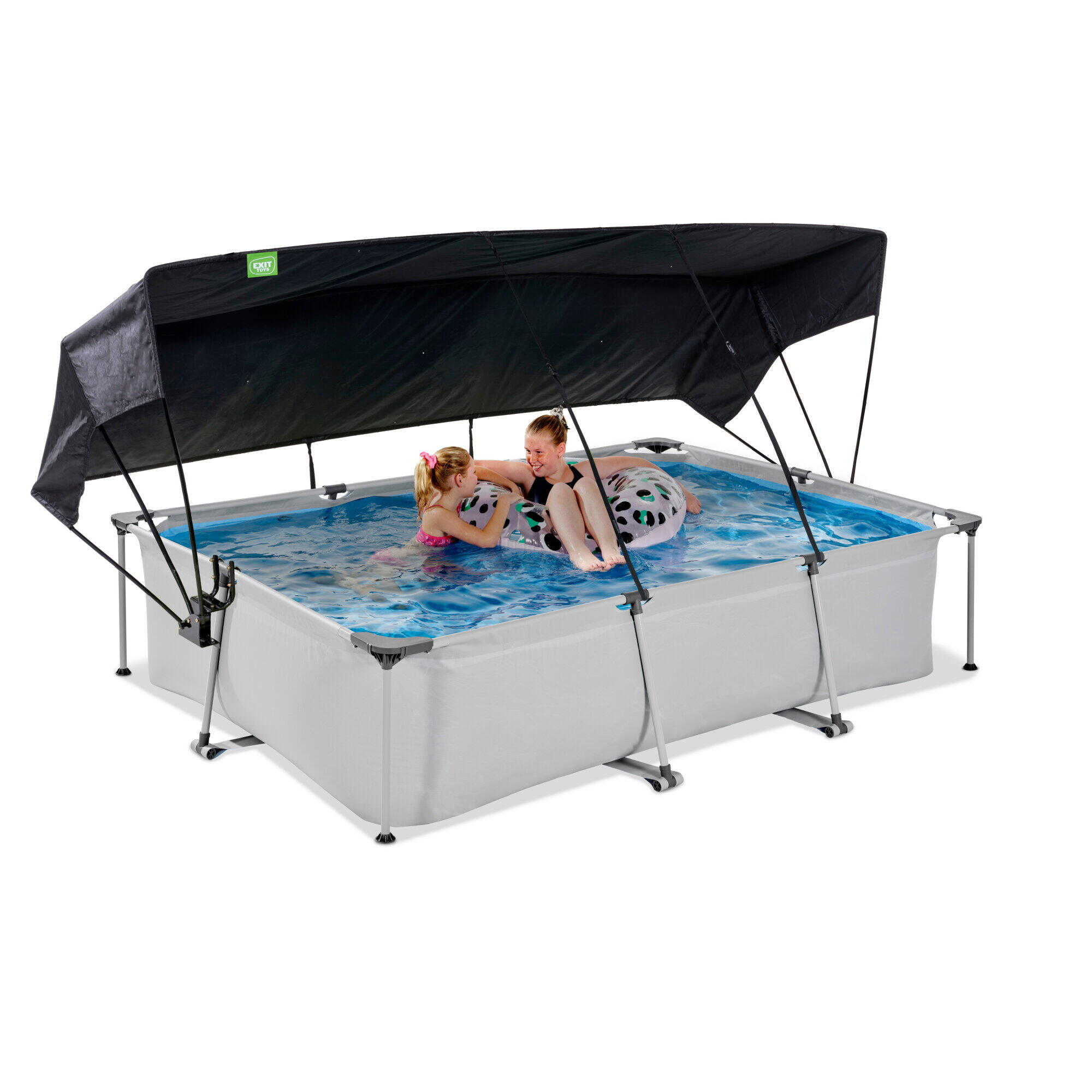 Zwembad 300x200x65cm met schaduwdoek en filterpomp 7/7