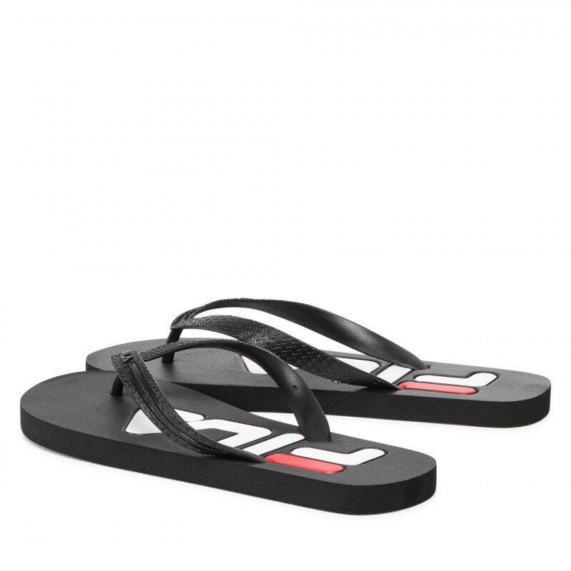 Klapki basenowe japonki męskie Fila Troy czarne 4/7