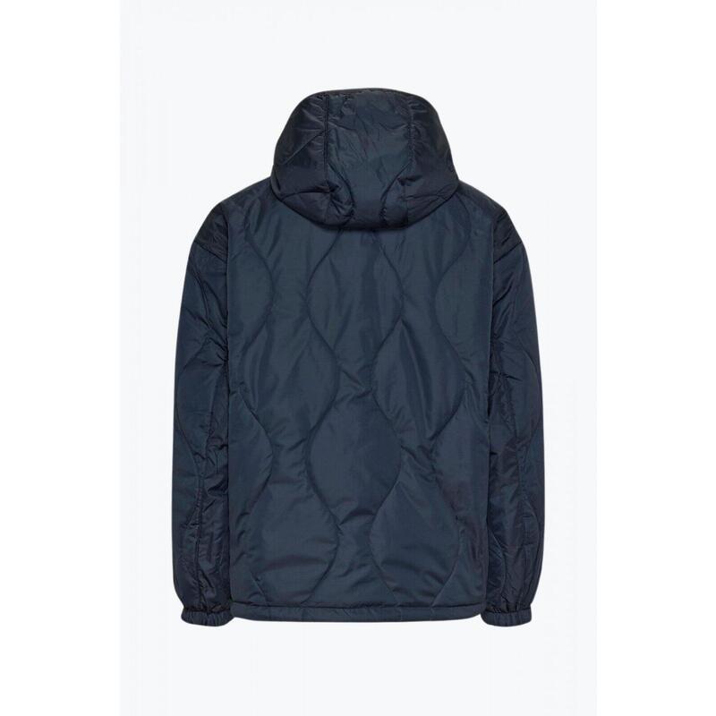 Geaca barbati reversibila cu vatelina si logo, Tommy Jeans, Bleumarin