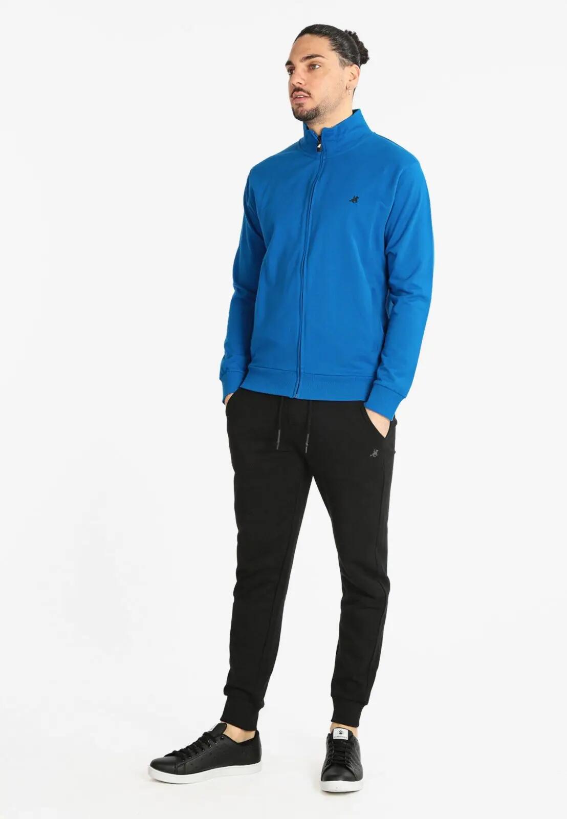 Pantaloni sport cu bata elastica si buzunare oblice, U.S. GRAND POLO 4/6