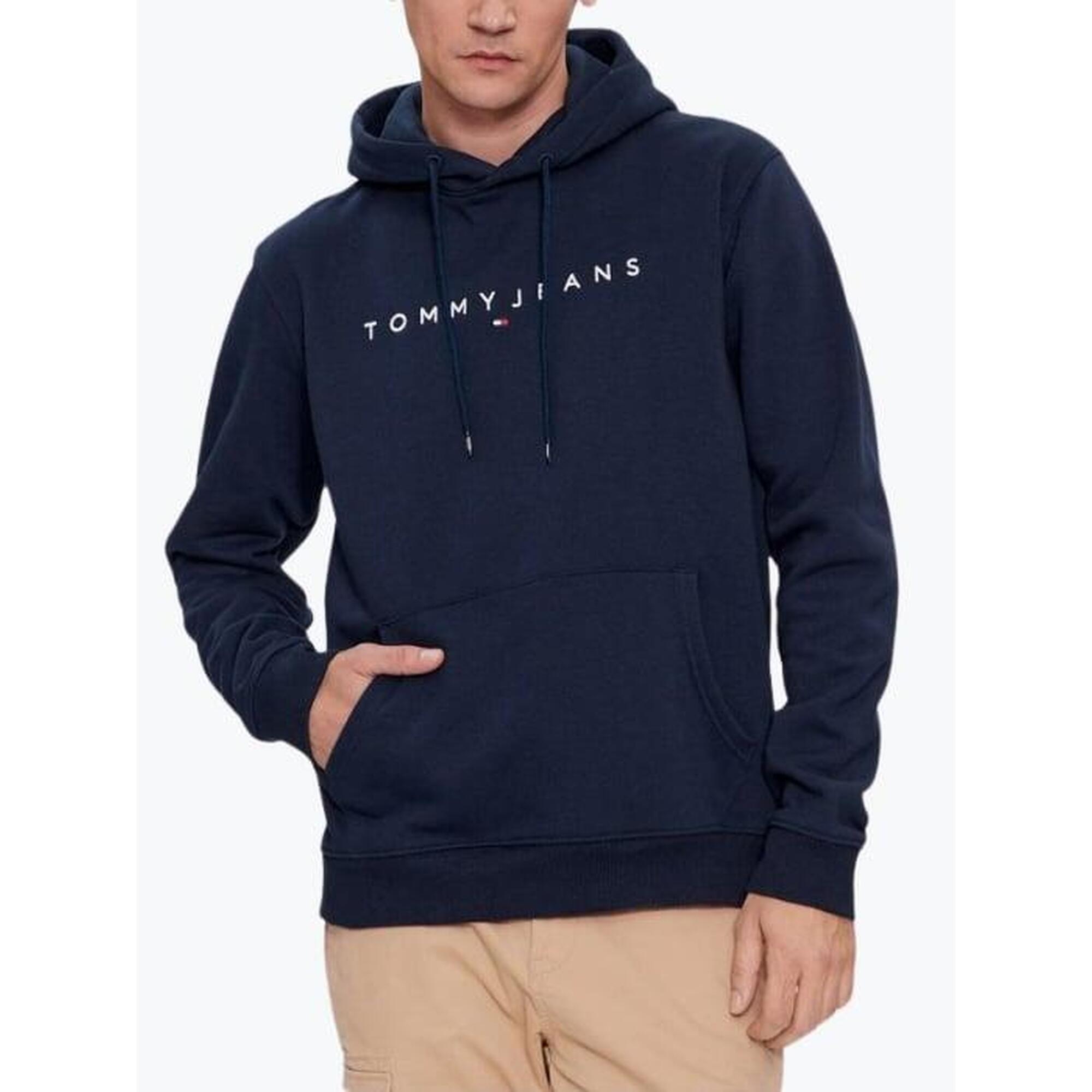 Hanorac fara fermoar, Linear Logo, DM0DM17985, Regular Fit, Tommy Jeans, 2XL