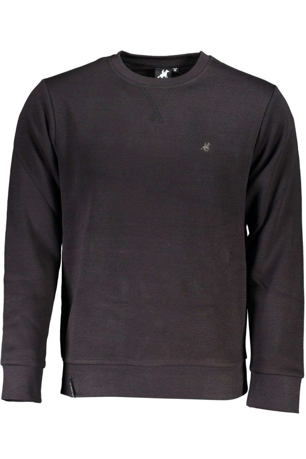 Bluza barbati cu maneca lunga si imprimeu cu logo U.S. GRAND POLO