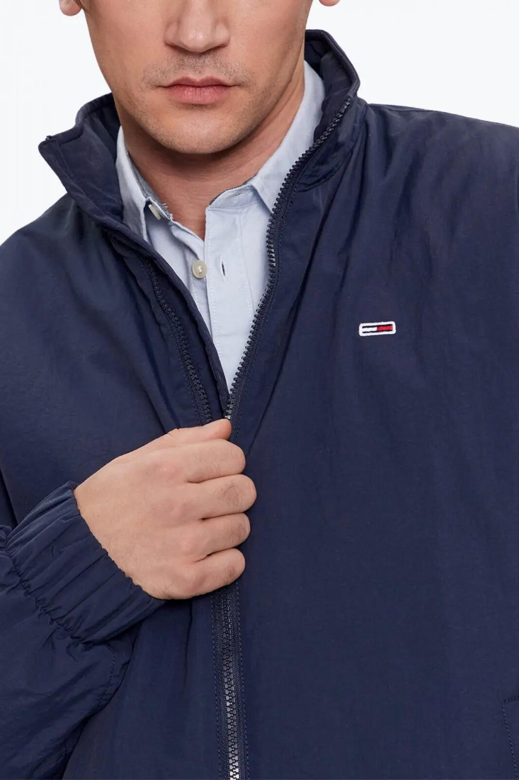 Geaca bomber barbati, Essential Relaxed Fit, Tommy Jeans, Bleumarin 3/6