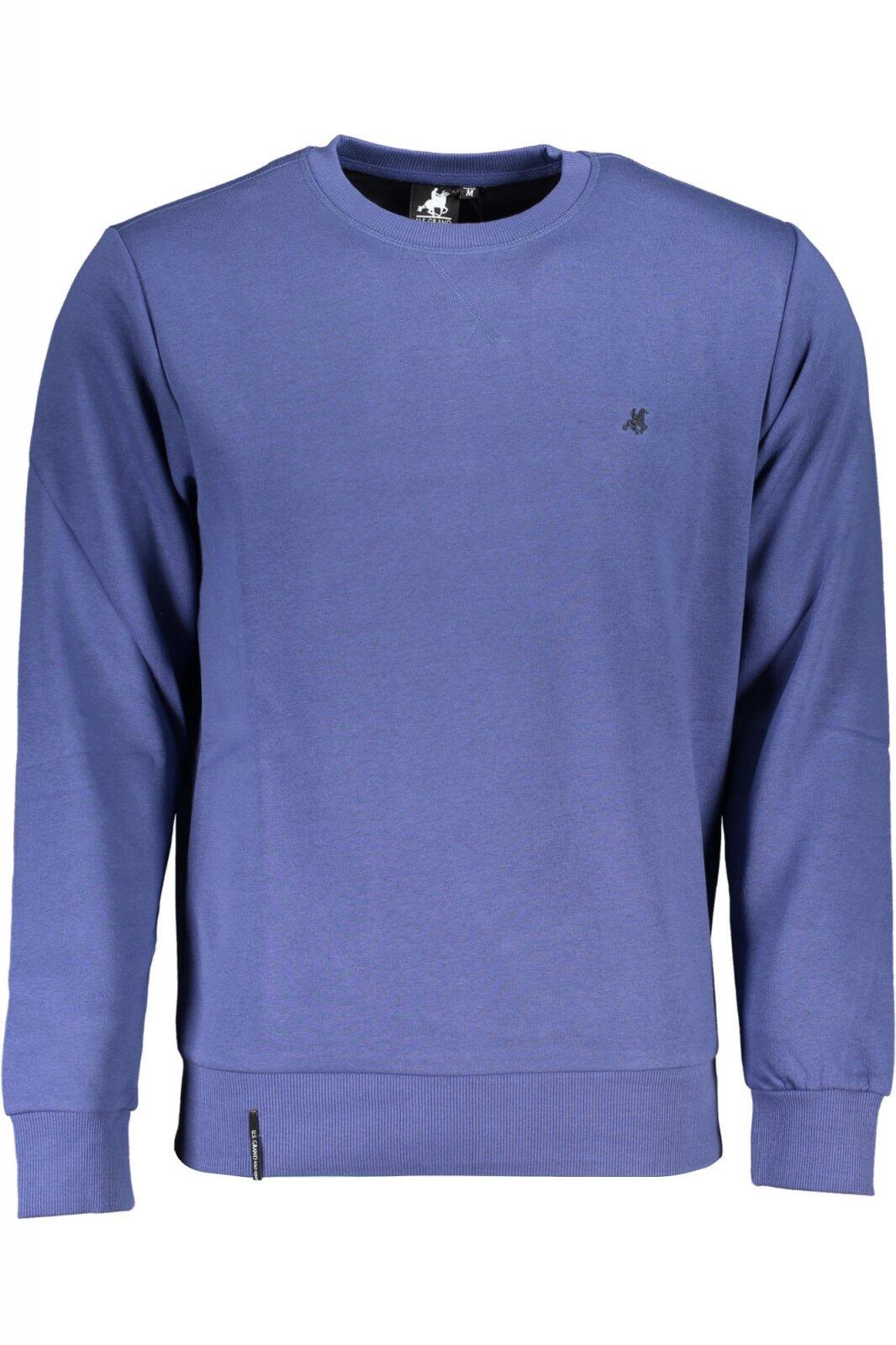 Bluza barbati cu maneca lunga si imprimeu cu logo U.S. GRAND POLO