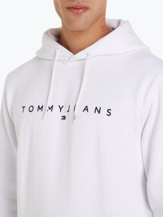 Felpa uomo regular con logo lineare 3/5