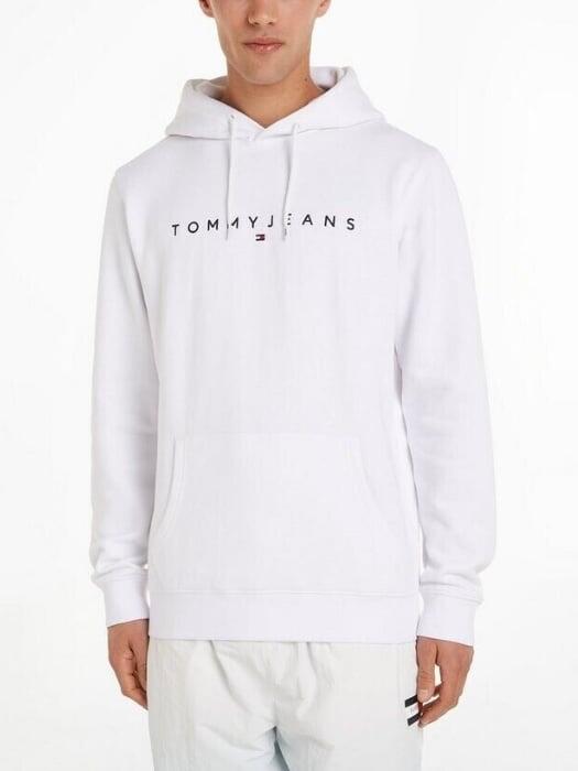Felpa uomo regular con logo lineare 1/5