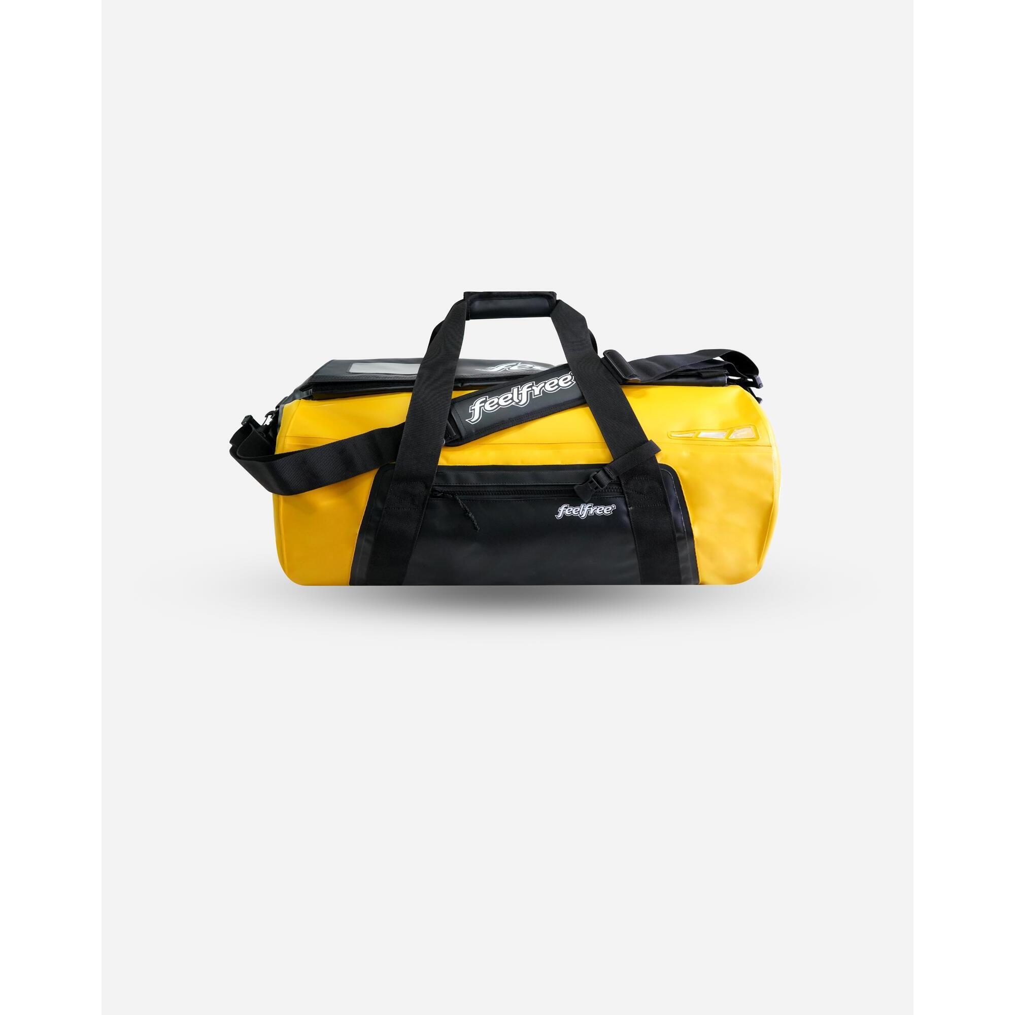 Feelfree - Sac Bateau Étanche Clipper - Sac Étanche - Jaune|noir - 60 L - Decathlon