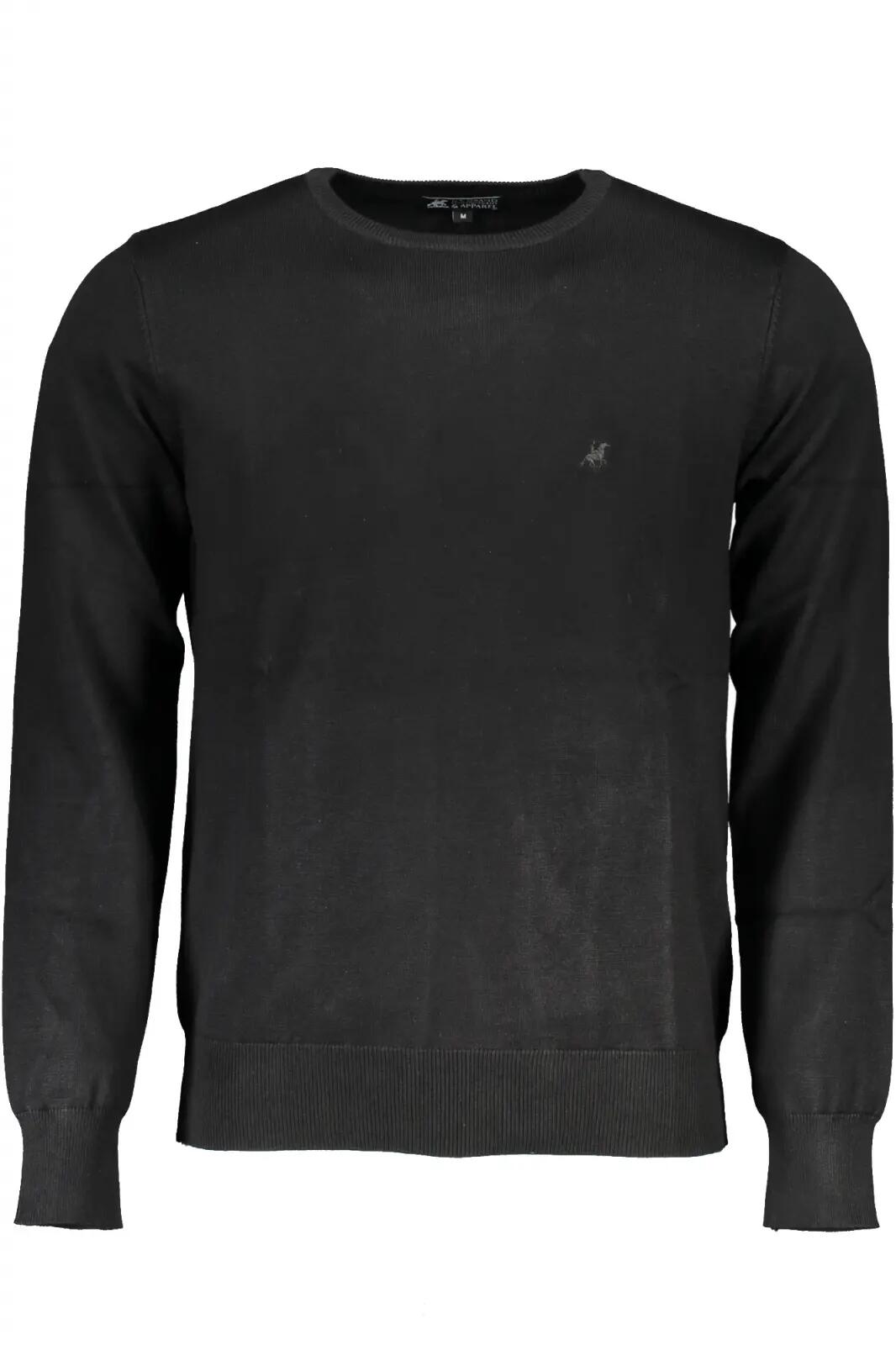 Pulover barbati cu logo si croiala Slim fit, U.S. GRAND POLO 1/2