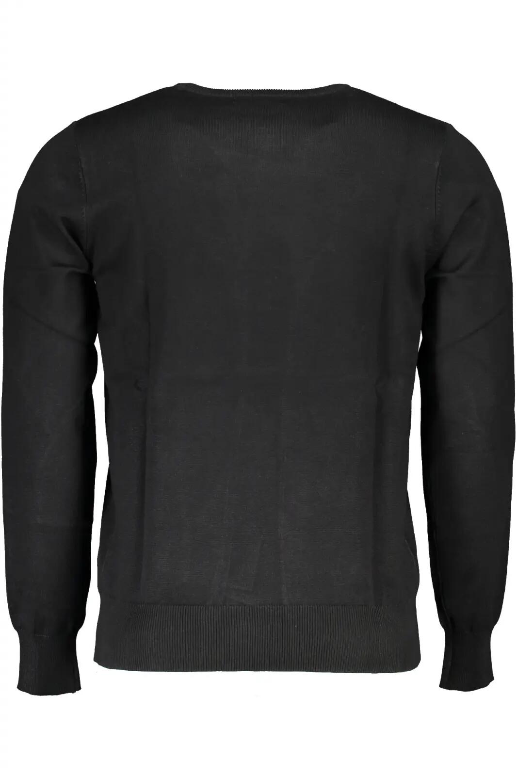 Pulover barbati cu logo si croiala Slim fit, U.S. GRAND POLO 2/2
