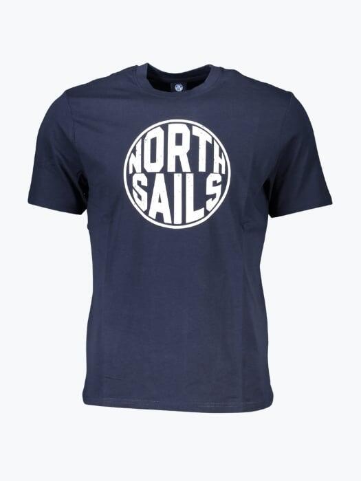 Tricou din bumbac cu imprimeu cu logo, Regular fit, North Sails