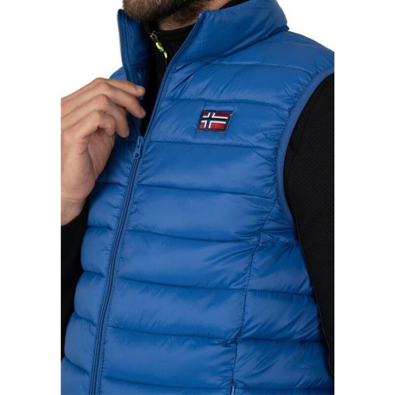 Vesta cu logo si buzunare oblice, Norway, Bleumarin