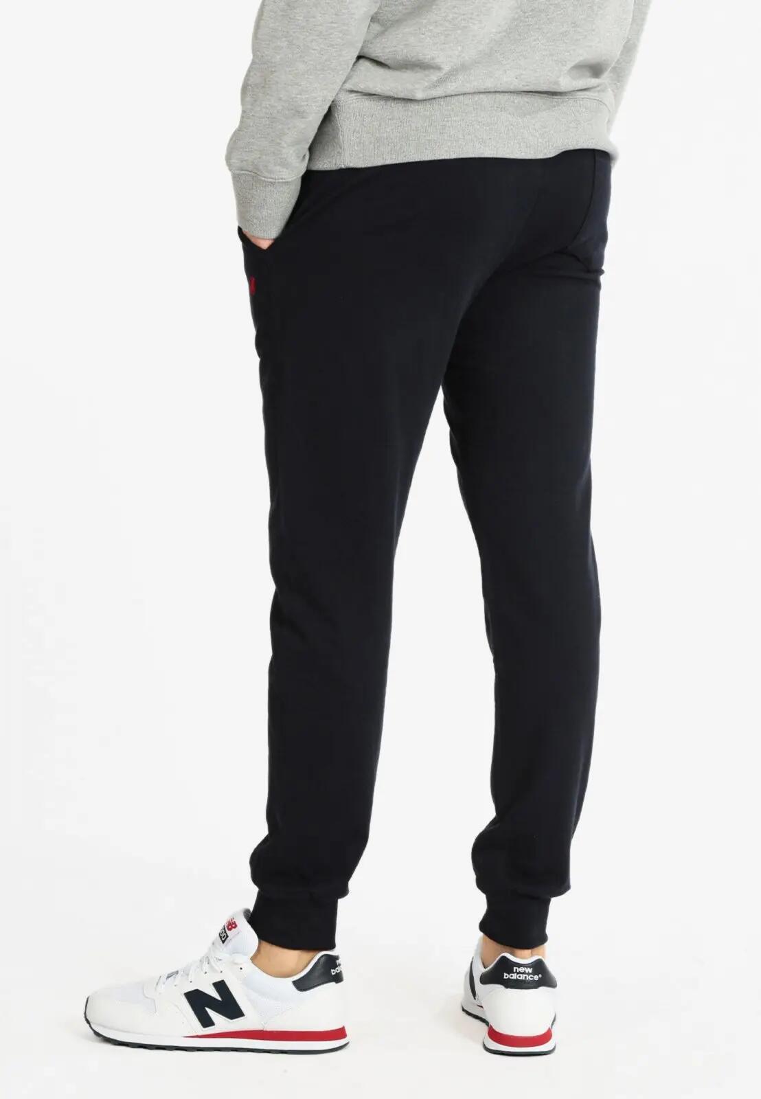 Pantaloni sport cu bata elastica si buzunare oblice, U.S. GRAND POLO 2/6