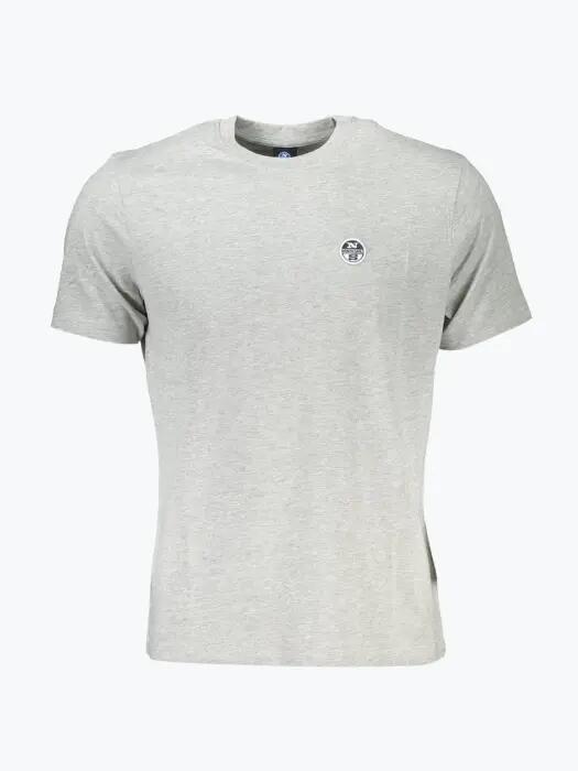 Tricou barbati din bumbac cu logo si croiala Regular fit, North Sails 1/2