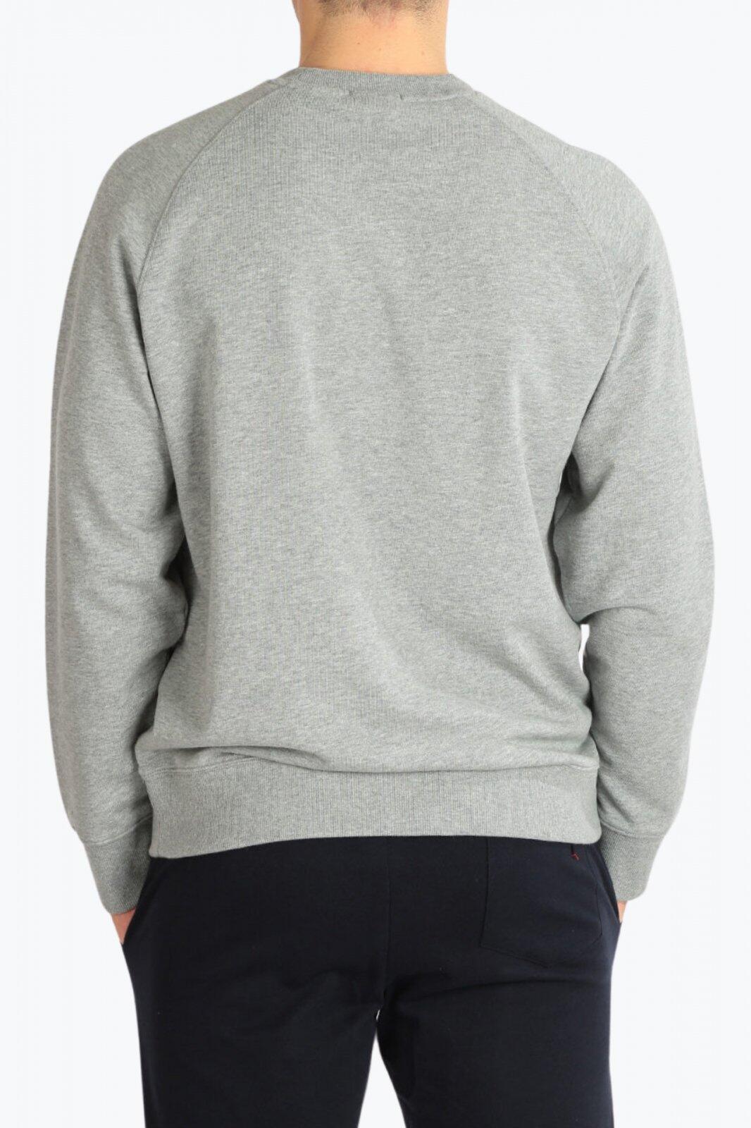 Felpa uomo girocollo con maniche a raglan 2/4