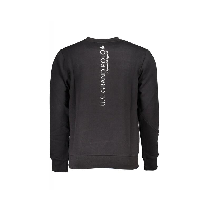 Bluza barbati cu imprimeu cu logo negru
