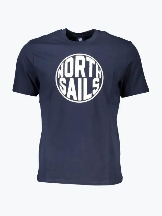Tricou din bumbac cu imprimeu cu logo, Regular fit, North Sails 1/2