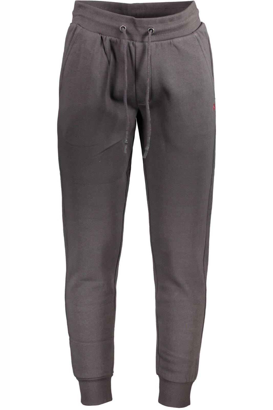 Pantaloni sport cu bata elastica si buzunare oblice, U.S. GRAND POLO