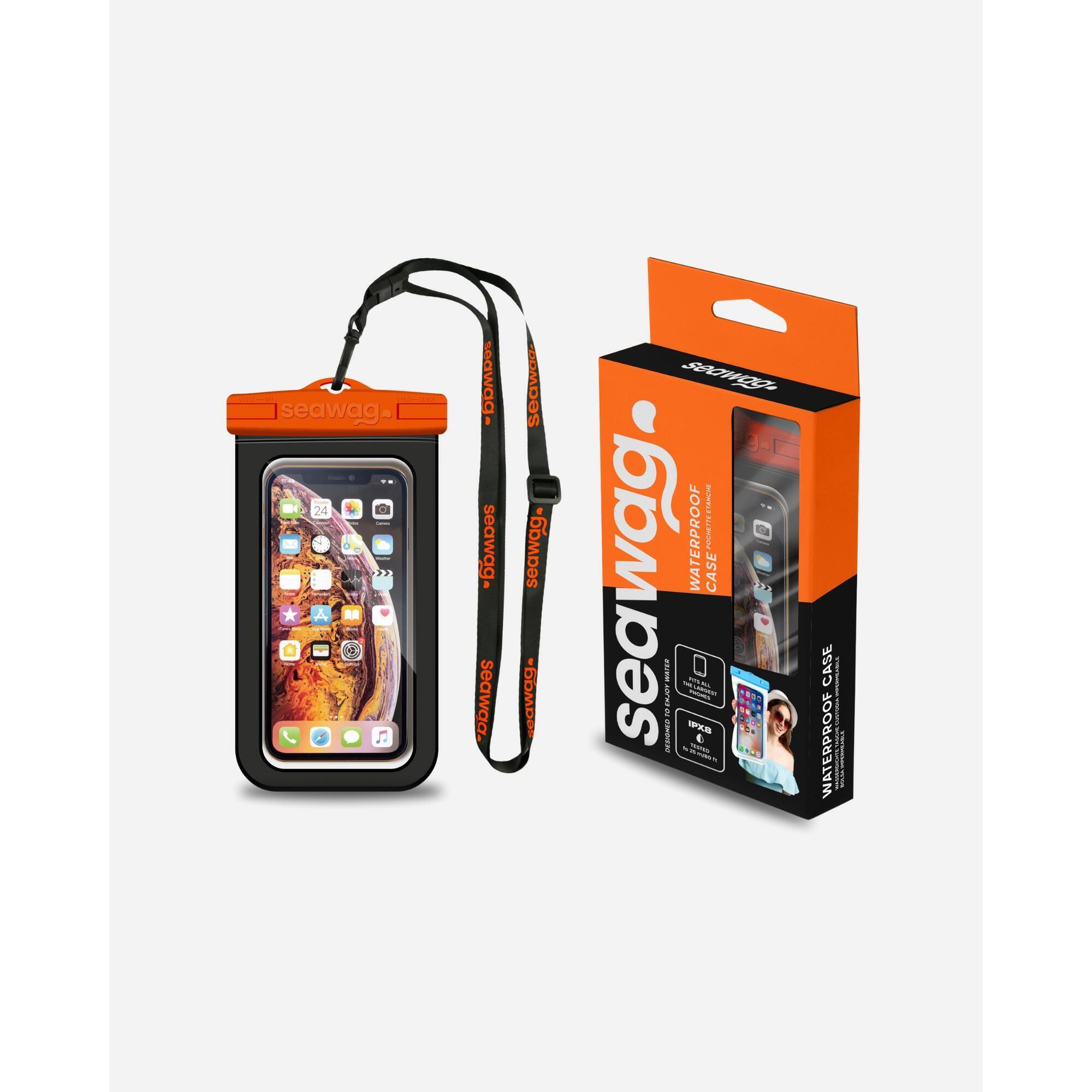 Feelfree - Pochette Étanche Smartphone Seawag - Pochette Étanche - Noir|orange - Taille Unique - Decathlon