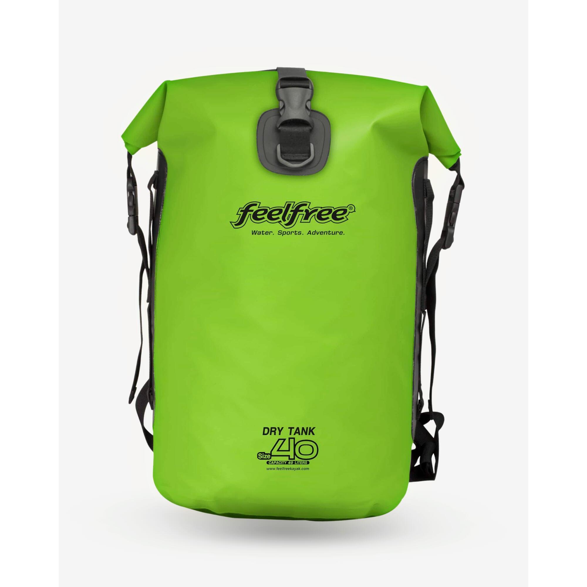 Feelfree - Sac À Dos Étanche Dry Tank - Sac Étanche - Vert - 40 L - Decathlon