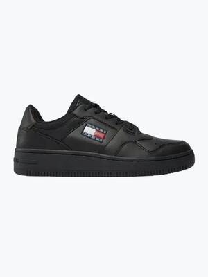 Uomo - Tommy Hilfiger Tjm Retro Basket Ess - Em0em01395-Bds - Nero