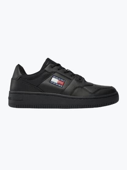 Uomo - Tommy Hilfiger Tjm Retro Basket Ess - Em0em01395-Bds - Nero