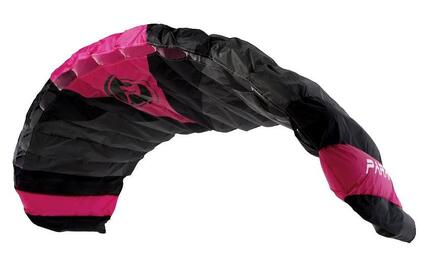 Lenkmatte Paraflex Quad 3.9 (schwarz-blau) - flugfertig inkl. Dyneemaleinen