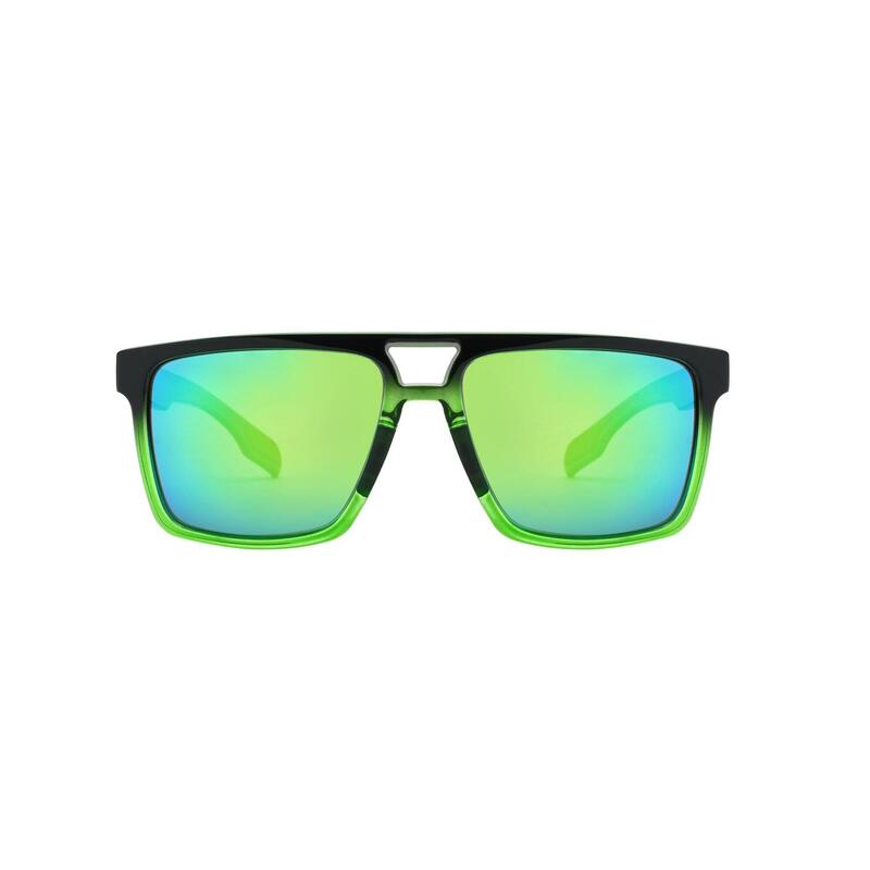 Gafas de sol polarizadas para hombre/mujer, TR90, UV400 (Verde)