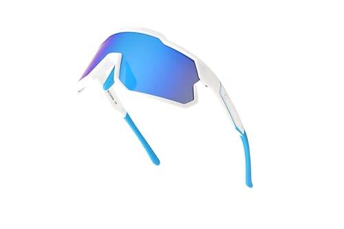 Gafas de sol deportivas Unisex - TR90 / Protección UV400 (Blanco) 2/5